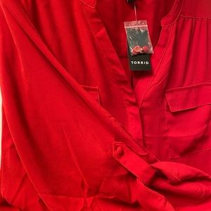 Torrid Harper Georgette top. NWT. Size 2